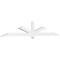 Ekena Millwork Kennewick Architectural Grade PVC Gable Bracket, 108"W x 18"H x 2"D x 4"F, 4/12 Pitch GBP108X18X0204KEN00 - alternate 1